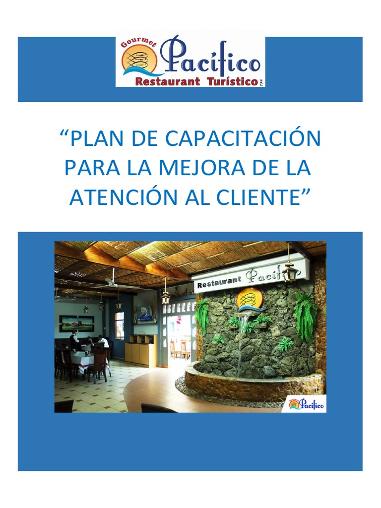 Capacitación en Atención al Cliente | PDF | Planificación | Presupuesto
