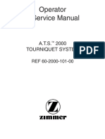 Zimmer ATS-2000 Tourniquet System - Service Manual