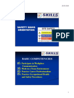Safety Signs and Hazards Orientation