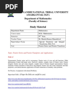 Fourier Transfor - Series - Notes