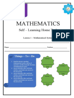 Quarter 3 Lesson 1 - Mathematical System