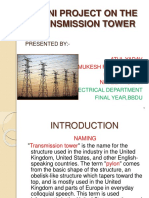 Mini Project on Transmission Tower