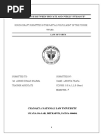 "Difference Between Private and Public Nuisance": Law of Torts