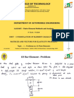 Topic - 1 - Problems on 1D Plate Elements