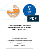 WANG'KOKO EBIL Moses - Dossier D'évaluation Pour L'audit Linguistique en Entreprise