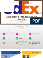 Salesforce Integration at Fedex: Group-10