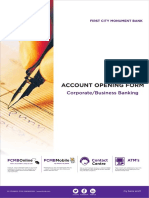 FCMB - Corporate Account Opening Form