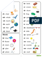 TeachStarter - Common Digraphs and Blends Bookmarks - 153448