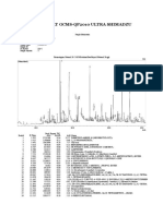 Data Report Gcms-Qp2010 Ultra Shimadzu