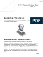 Reading Passage 1: IELTS Recent Actual Test With Answers (Vol 4)