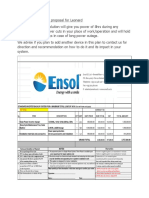 Inverter Back Up Plan Proposal For Leonard