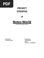 Note - Share - Synopsis