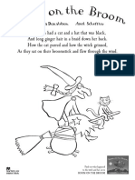 Room On The Broom Colouring Sheet