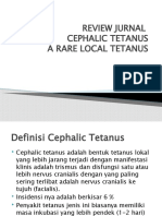 Cephalic Tetanus