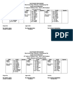 SAN FELIPE NERI PARISH Sanitation Ministry Schedule for July 11, 2021