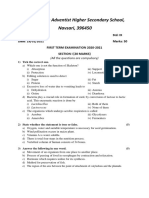 BIOLOGY II Term Paper