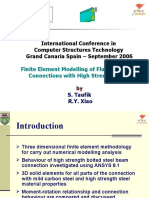 International Conference in Computer Structures Technology Grand Canaria Spain - September 2006