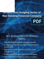 Growth and Changing Sector of Non Banking Financial Company