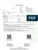 Laboratory Report: Test Required Result Reference Sars-Cov-2 Test