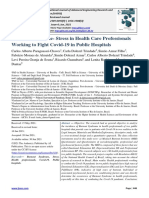 Burnout Syndrome - Stress in Health Care Professionals Working To Fight Covid-19 in Public Hospitals