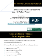 Tsai-Hill Failure Theory for Lamina Analysis