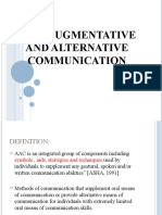 Aac-Augmentative and Alternative Communication