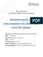 Amélioration Et Sécurisation Du Site Web CenTIC