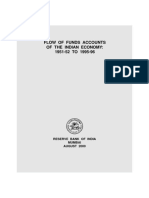 Flow of Funds Accounts of The Indian Economy: 1951-52 TO 1995-96