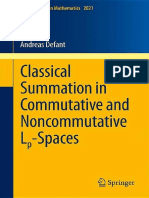 (Lecture Notes in Mathematics 2021) Andreas Defant (Auth.) - Classical Summation in Commutative and Noncommutative L&LT - Sub&gt - P&LT - Sub&gt - Spaces-Springer-Verlag Berlin Heidelberg (2011)