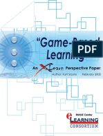 Game Based Learning Present and Future S