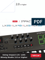 Using Impact LX+ With Bitwig 2.0 or Higher