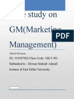 Case Study on GM. ( Jabed)