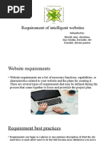 Requirement of Intelligent Websites