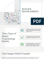 Integer Programming