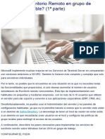 Servicios de Escritorio Remoto en grupo de trabajo, ¿es posible_ (1ª parte) - Cloud Center Andalucía