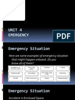 Emergency Situations Onboard