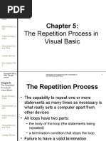 Visual Basic -The Repetition Process