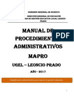 Mapro 2017-Ugel Leoncio Prado 2017-2018.