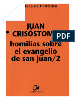 54. JUAN CRISOSTOMO - Homilias Sobre El Evangelio de San Juan 2