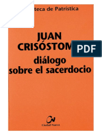 JUAN CRISOSTOMO - Dialogo Sobre El Sacerdocio