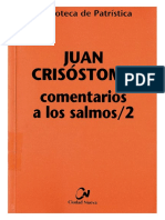 JUAN CRISOSTOMO - Comentarios A Los Salmos 2