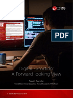 Digital Extortion: A Forward-Looking View: David Sancho