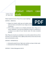 Product intern assignment - PayU