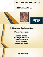 El Aborto en Adolescentes en Colombia