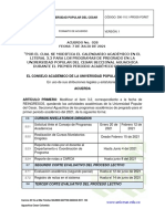 Acuerdo No. 028 Del 7 de Julio de 2021 Modificación Calendario Académico Seccional Aguachica 2021-1 .