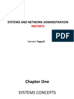 SYSTEMS AND NETWORK ADMINISTRATION COURSE OVERVIEW