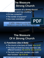 What Is The Measure of A Strong Church?