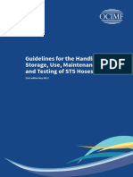 Guidelines For The Handling, Storage, Use, Maintenance and Testing of STS Hoses