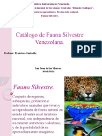 Catálogo de Fauna Silvestre Venezolana