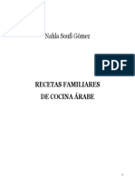 Recetas Familiares de Cocina Árabe Autor Nahla Soufi Gómez